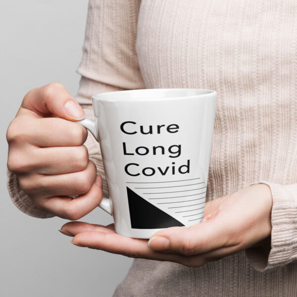 Cure Long Covid Latte mug - Image 4