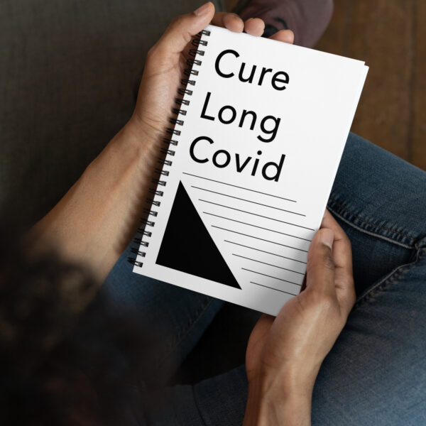 Cure Long Covid Spiral notebook