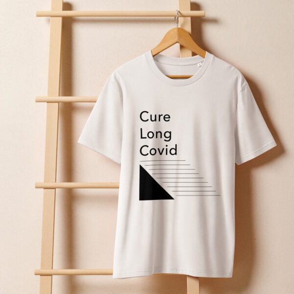 Cure Long Covid Unisex organic ribbed neck t-shirt